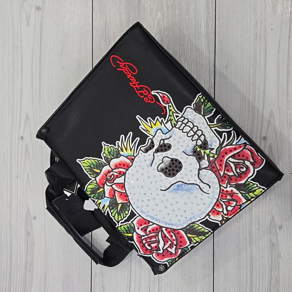 Ed Hardy Tote With Crossbody Strap